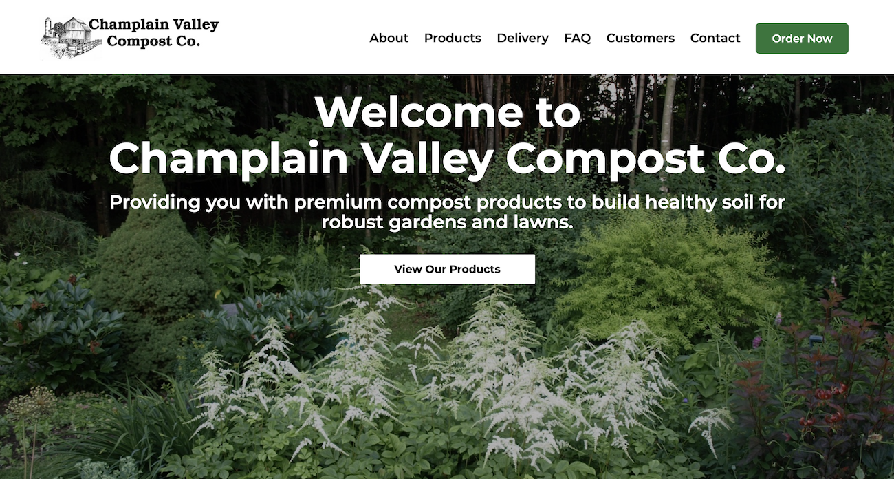 Champlain Valley Compost Co. Vermont Compost & Topsoil